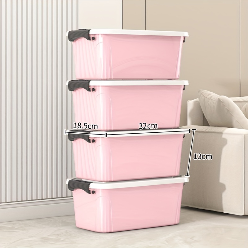 Plastic Cleaning Tool Storage Box With Grids & Handles, Household Storage  Organizer For Bathroom, Bedroom, Home, Dorm - Temu