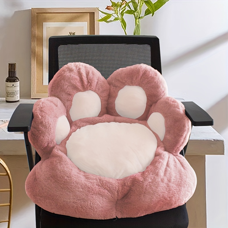 Cute Seat Cushion,cat Paw Shape Floor Cushion With Detachable