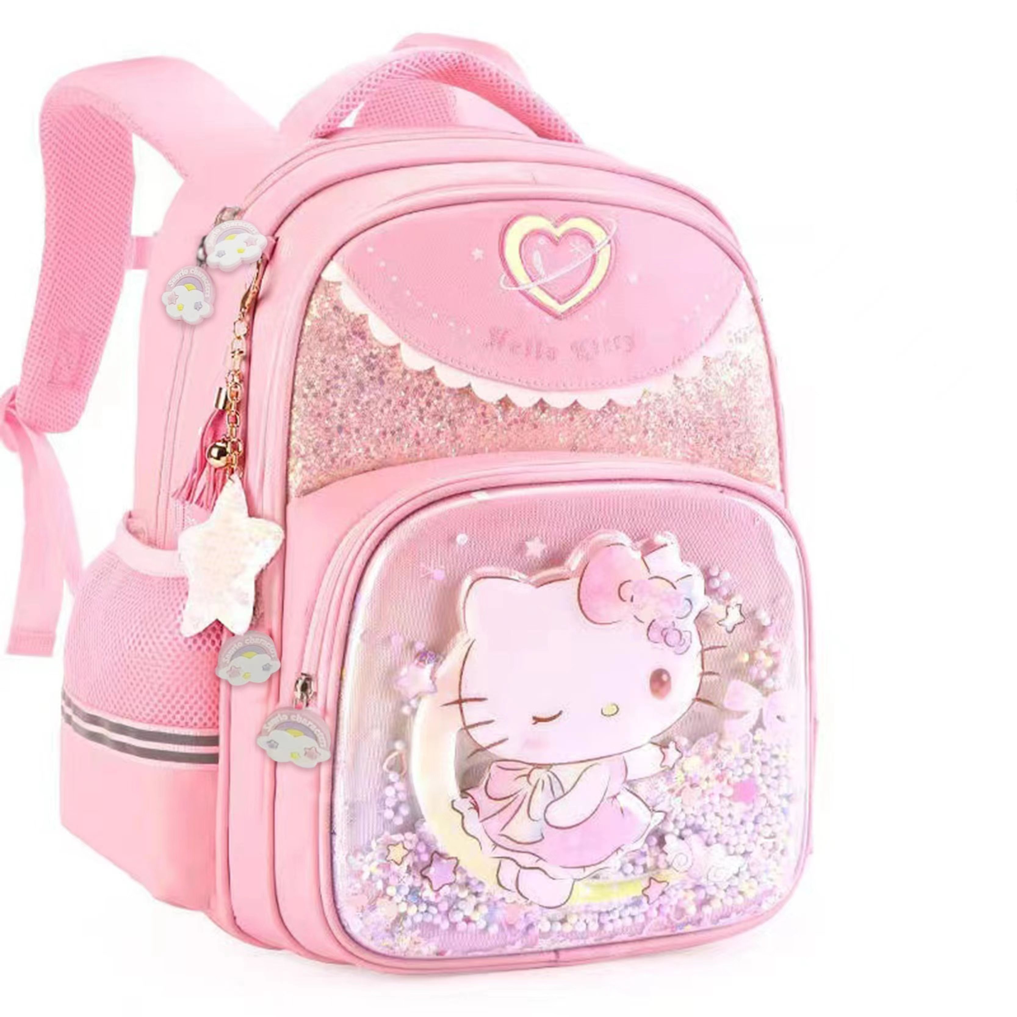 Adorable Hello Kitty Schoolbag - Perfect For Primary School Students Girls!