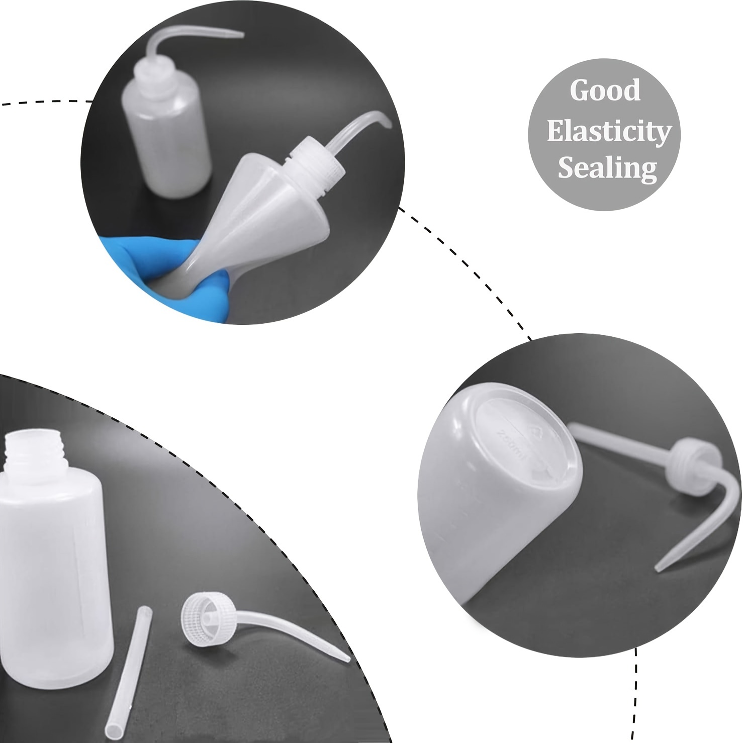 2pcs Tattoo Cleaning Spray Bottles 250ml - Plant Watering Safety Rinse