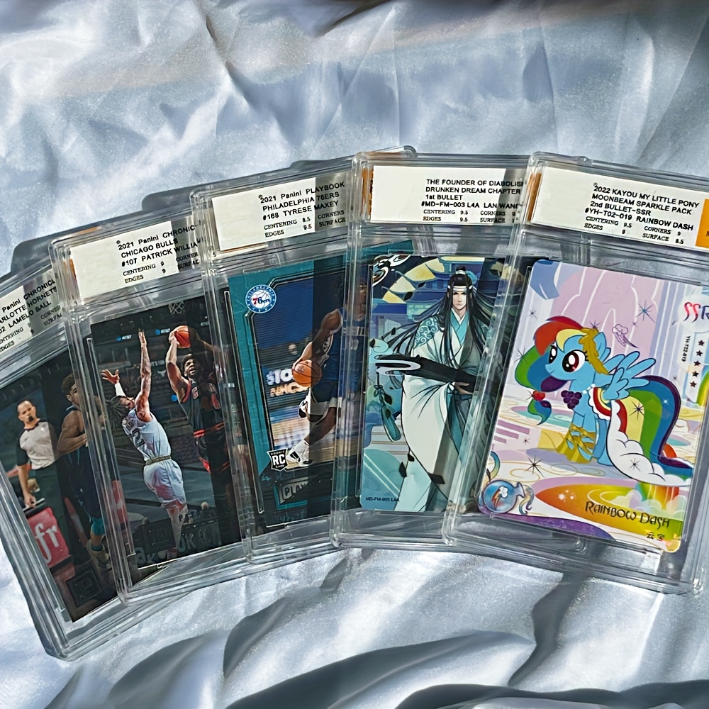 Trading Card Protection Boxes Suitable Card Collectible Temu