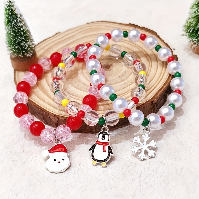 Christmas Bracelet Women Girls，Christmas Bracelets，New Year Gifts Jewelry