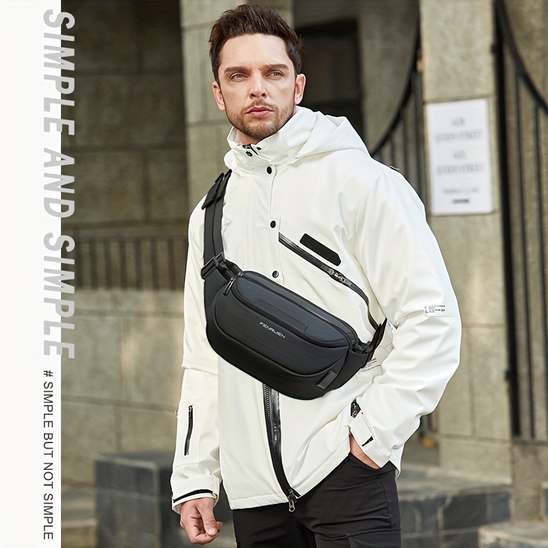 Men's Casual Sports Small Chest Bag Fashion New Mini Travel - Temu