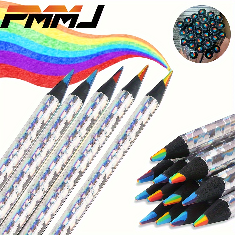 Rainbow Pencils Core (12 Colors) Colored Pencils For Adults - Temu