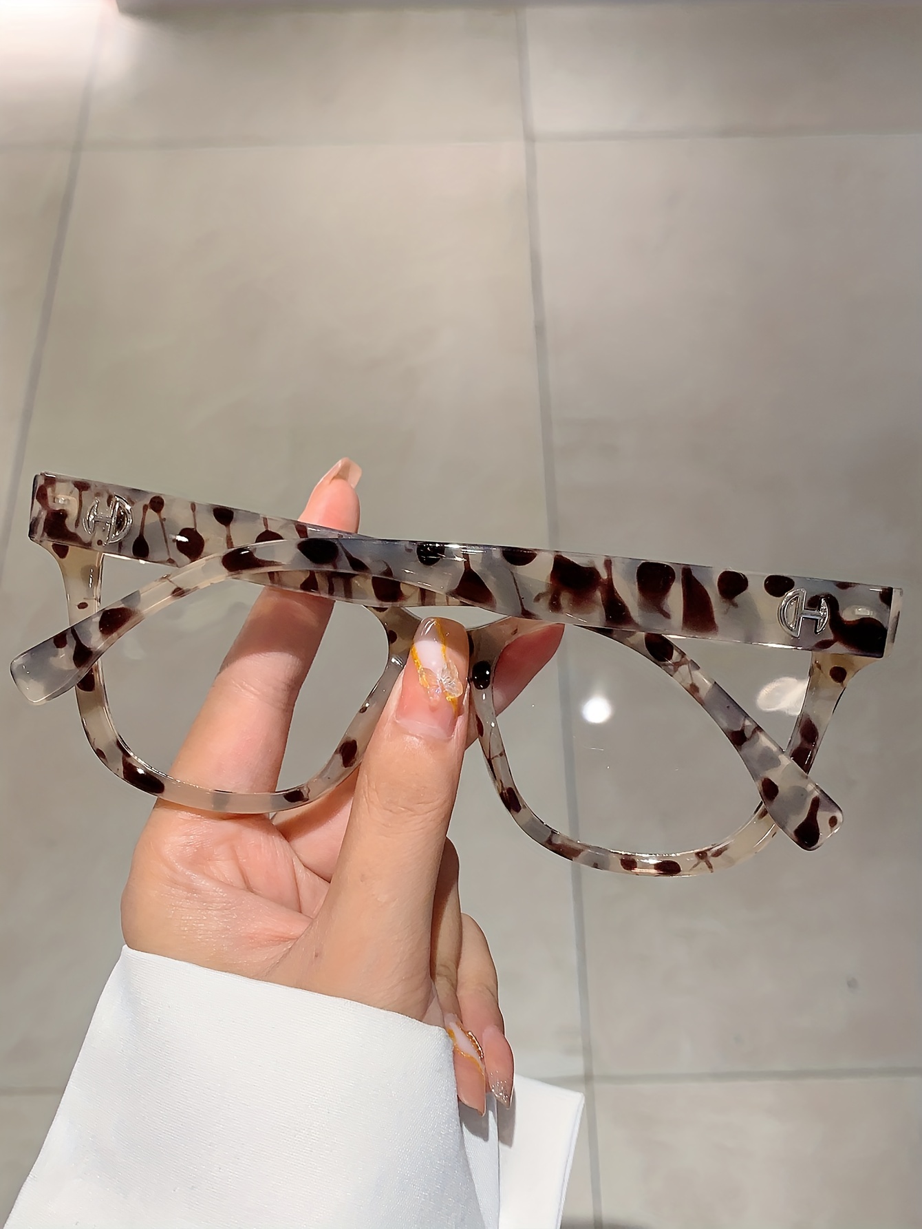 Gafas ópticas de ojo de gato para mujer, montura de cristal TR90, gafas  antiazules, mon…
