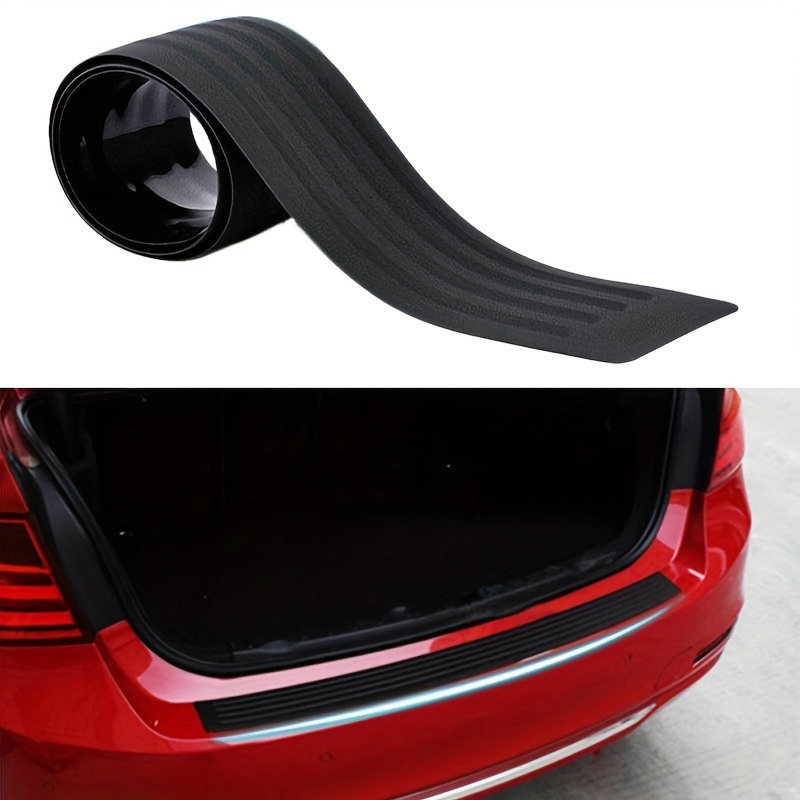 Universal Car Trunk Protection Strip, Car Black Rear Car Bumper Sill  Protector Plate Rubber Sealant Strip Guard Trim Pad