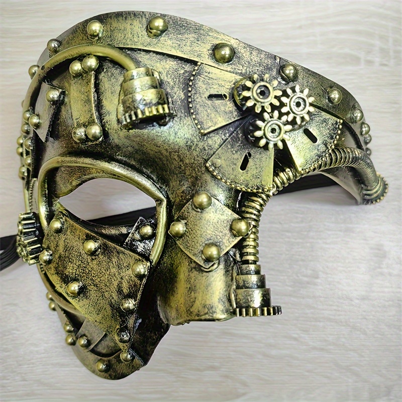 Masculino - Máscara veneciana de soldado griego y romano para hombre