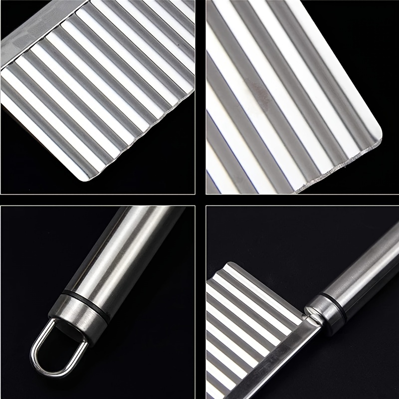 Stainless Steel Cutting Tool Vegetable Fruit Wavy Crinkle - Temu