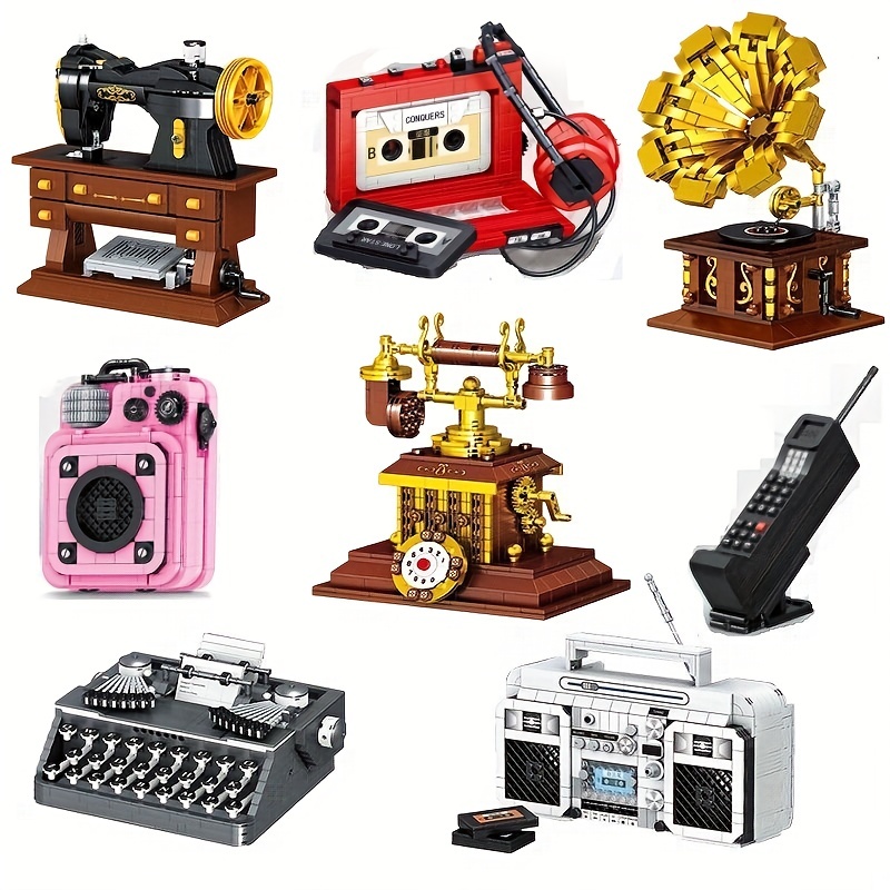 PAN TASY™ Retro Phonograph Building Blocks, The Special Gift