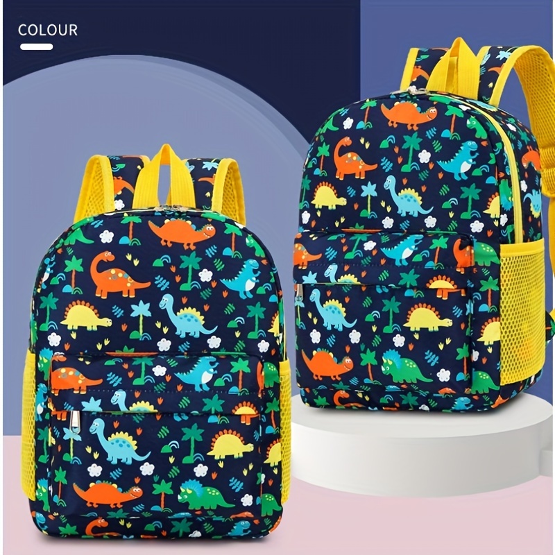 Cute Toddler Backpack Dinosaur Book Bag Boys Travel Bag - Temu