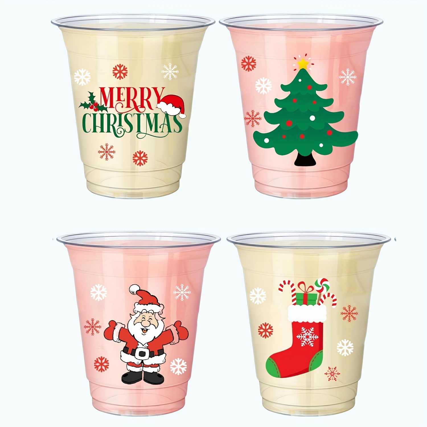 Disposable Holiday Cups - Temu