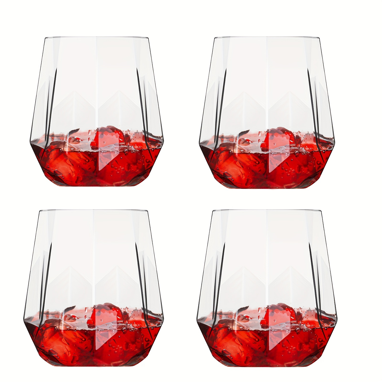 Plastic Stemless Champagne Wine Glasses, Disposable Wine Cups,unbreakable Wine  Glasses, Whiskey Cocktail Glasses, Shatterproof Drinking Glasses For Party,  Wedding, Christmas, Bar, Only Hand Wash - Temu