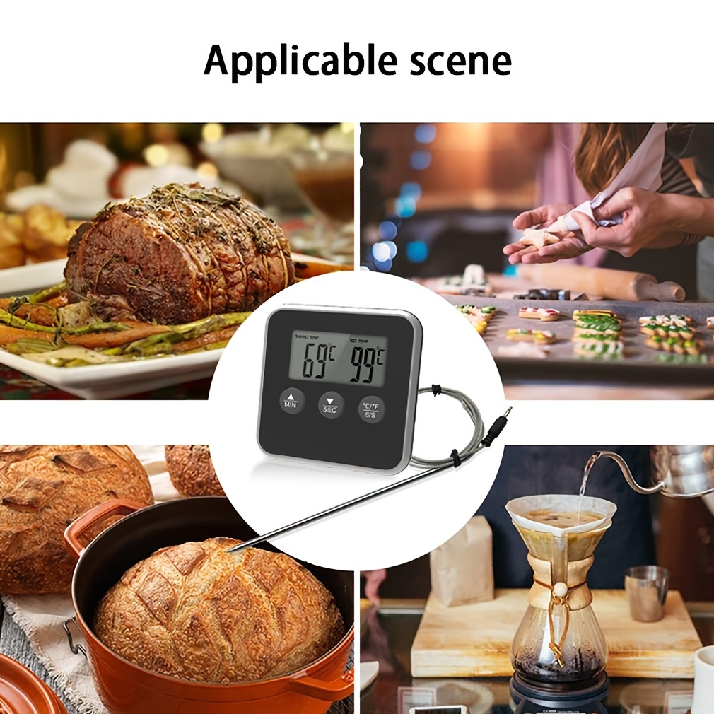 Digital Food Thermometer, Electronic Digital Lcd Food Thermometer