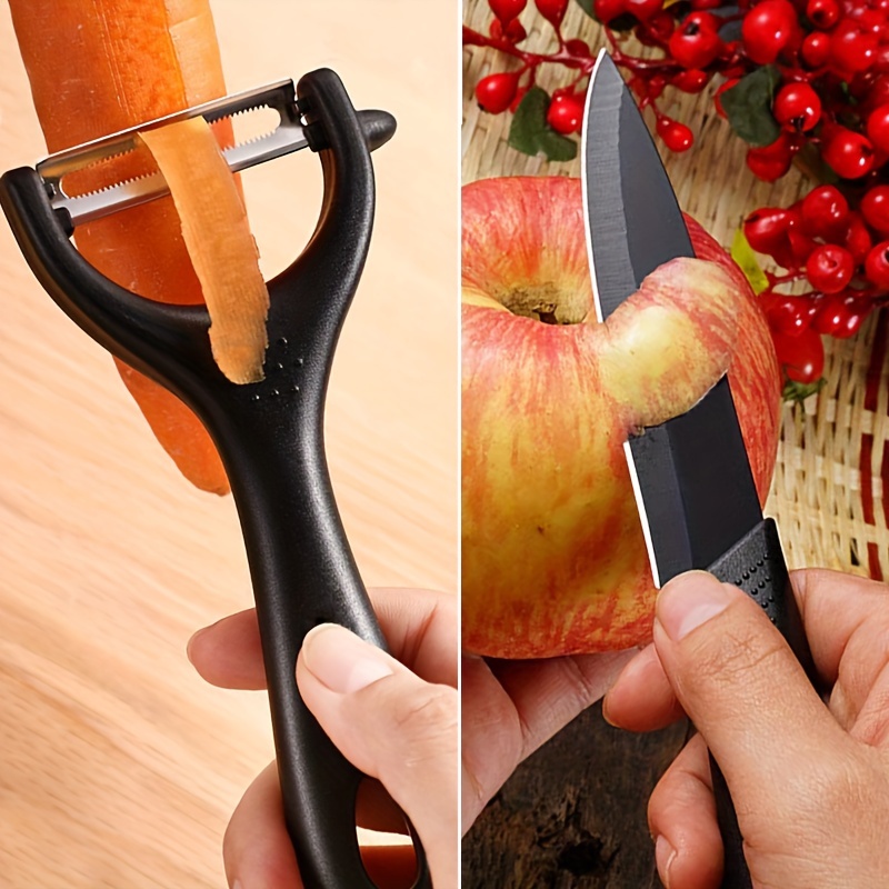 3 in 1 Multifunctional Fruit Vegetable Peeler Paring Knife - Temu