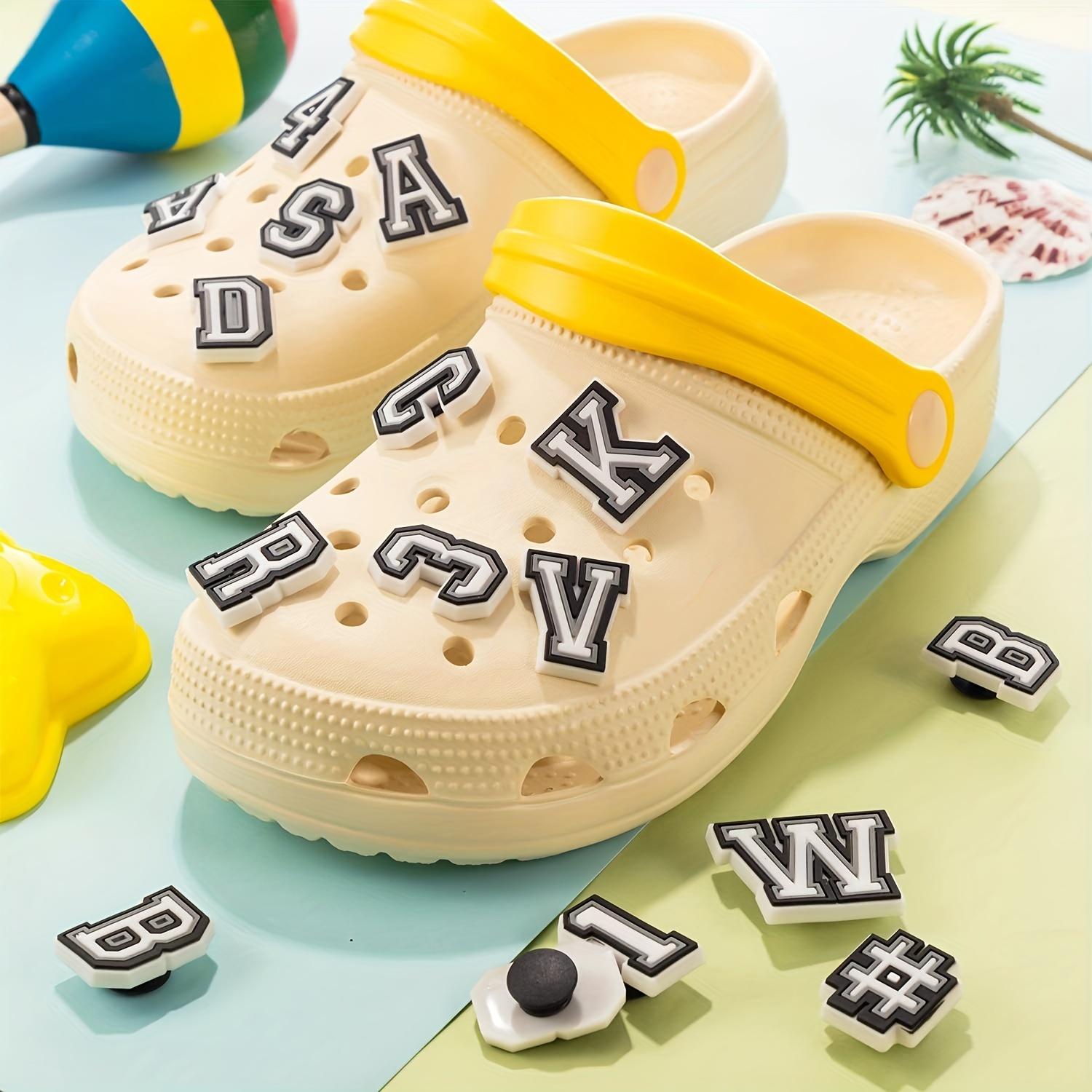 Croc Charm Letters - Free Shipping For New Users - Temu Spain