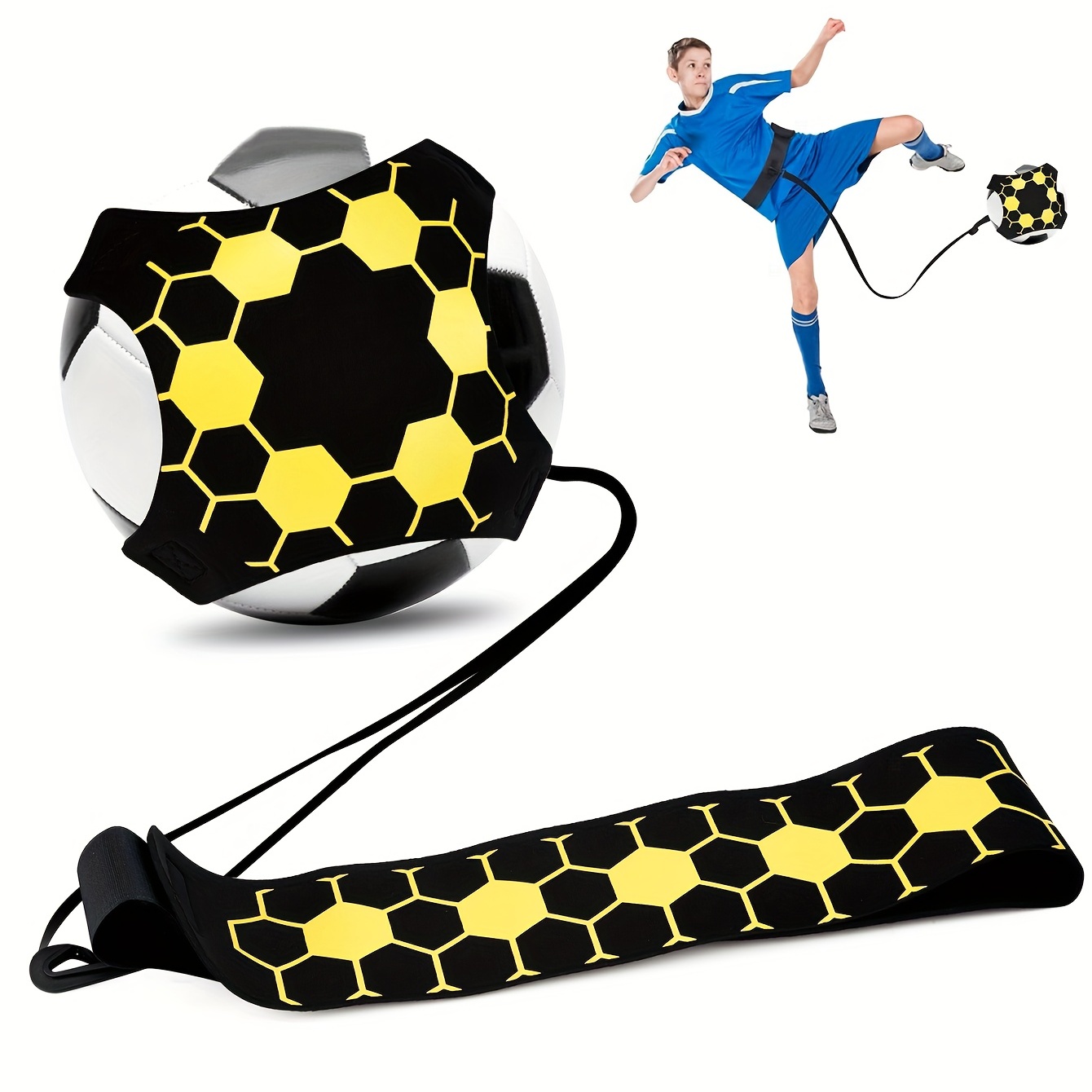 Football Kick Training Sports Assistance Adjustable Soccer Trainer Ball  Practice Belt Training Equipment Kids Outdoor Toys - AliExpress