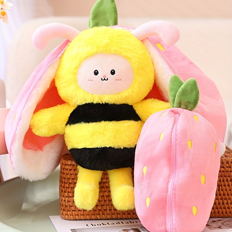 Kawaii Bee Honeybee Apis Bumblebee Plush Toys Stuffed Animals Doll