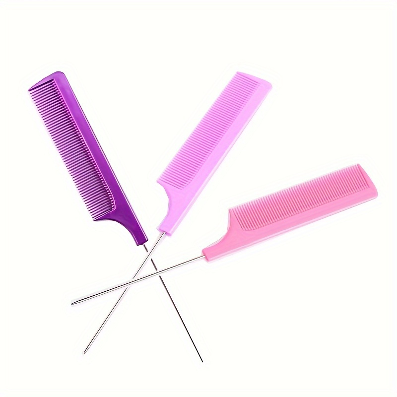 1cps Professional Rat Tail Hair Comb Anti-static Hair Dye Brush Barber Salon Household Hair Styling Comb