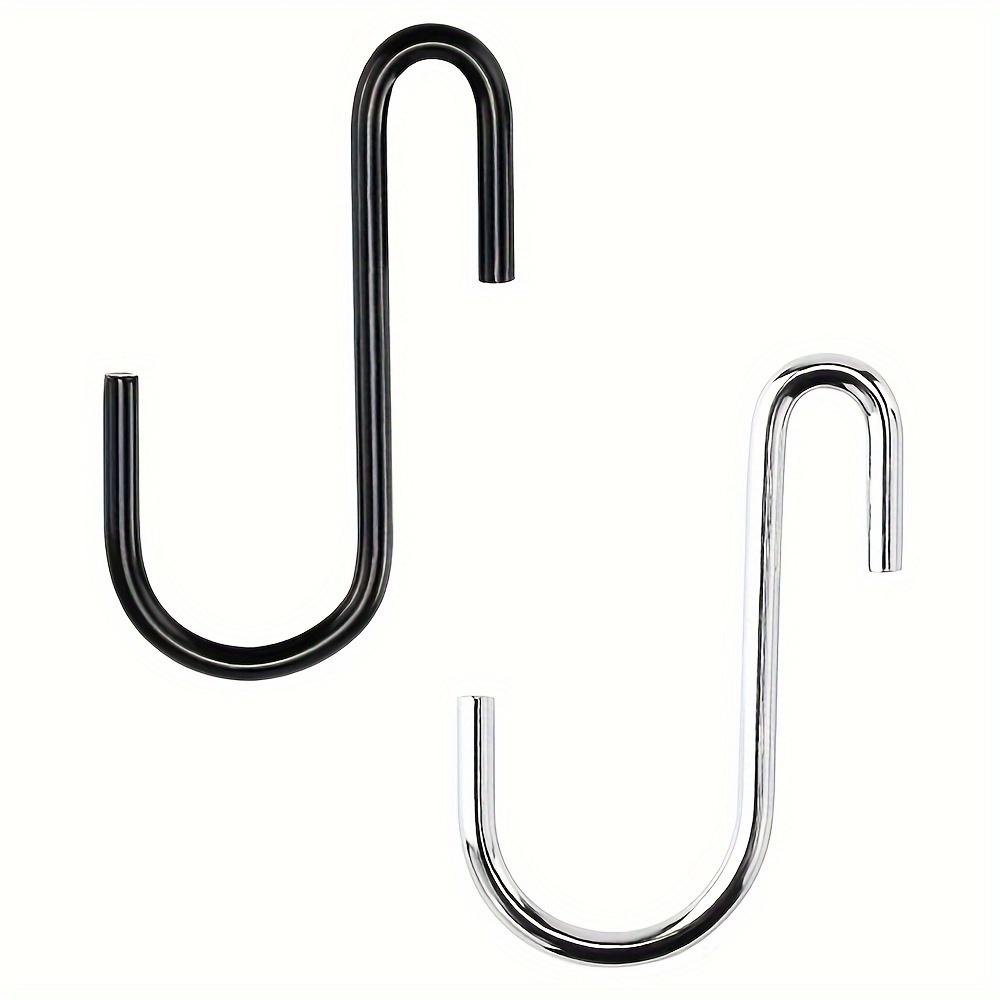 Value Essentials Mini S Hooks Connectors S Shaped Wire Hook Hangers 100pcs Hanging Hooks for DIY Crafts, Hanging Jewelry, Key Chain, Tags, Fishing Lure, Net Equipment