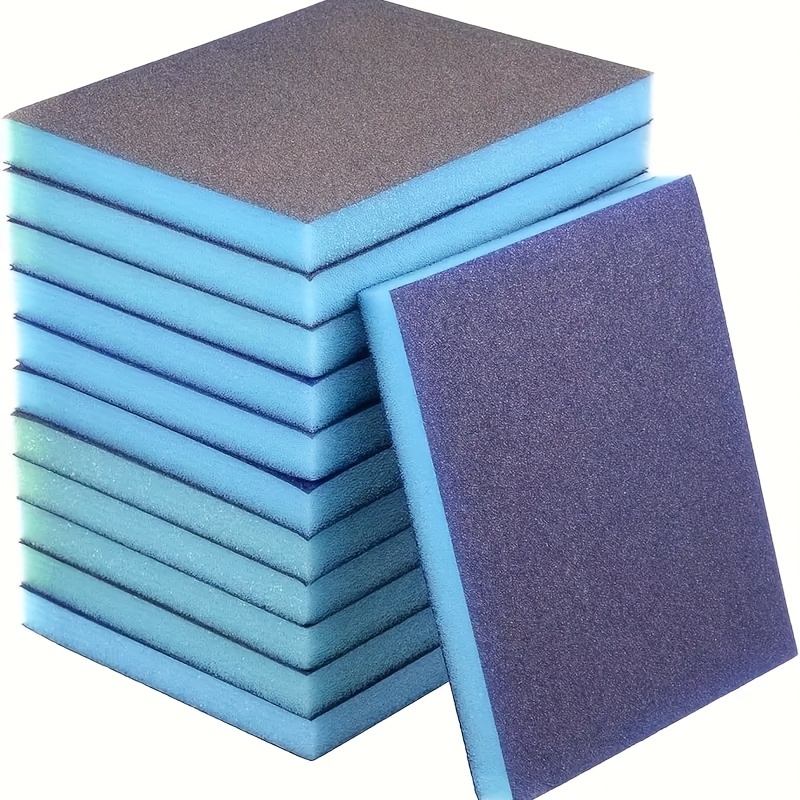 

Dry Wet Dual Use, Coarse, Medium, And Fine Sand Blocks -60/80/100/120/180/240, 6 Different Specifications, Washable, Reusable, Very Suitable For Wood Metal Polishing