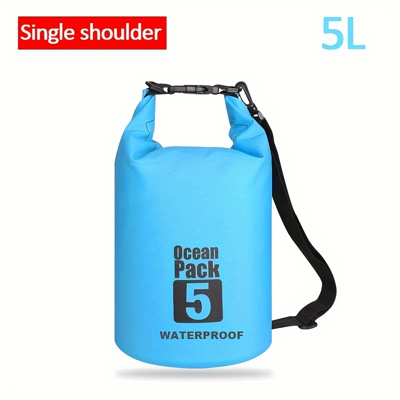 TEMU Stay Dry & Organized: Waterproof Pvc Dry Bag For Outdoor Swimming, Rafting & Kayaking