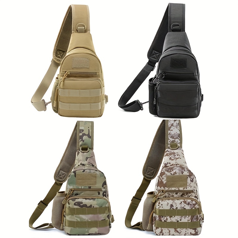 Tactical Shoulder Bag Men Outdoor Chest Bag Sling Multicam Camouflage  Camping Travel Hiking Hunting Military Crossbody Bag - Temu