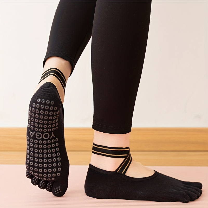 Grip Non-Slip Toe Socks for Pilates, Barre, Yoga, Ballet 