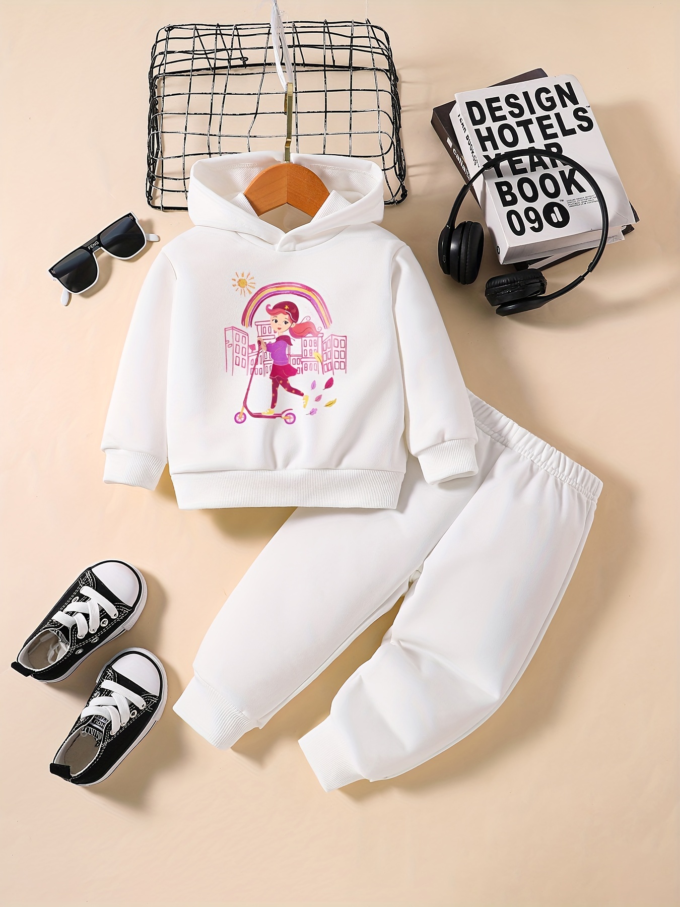 Custom Baby Sweatshirt Cute Cartoon Print Kids Long Sleeve Hoodies
