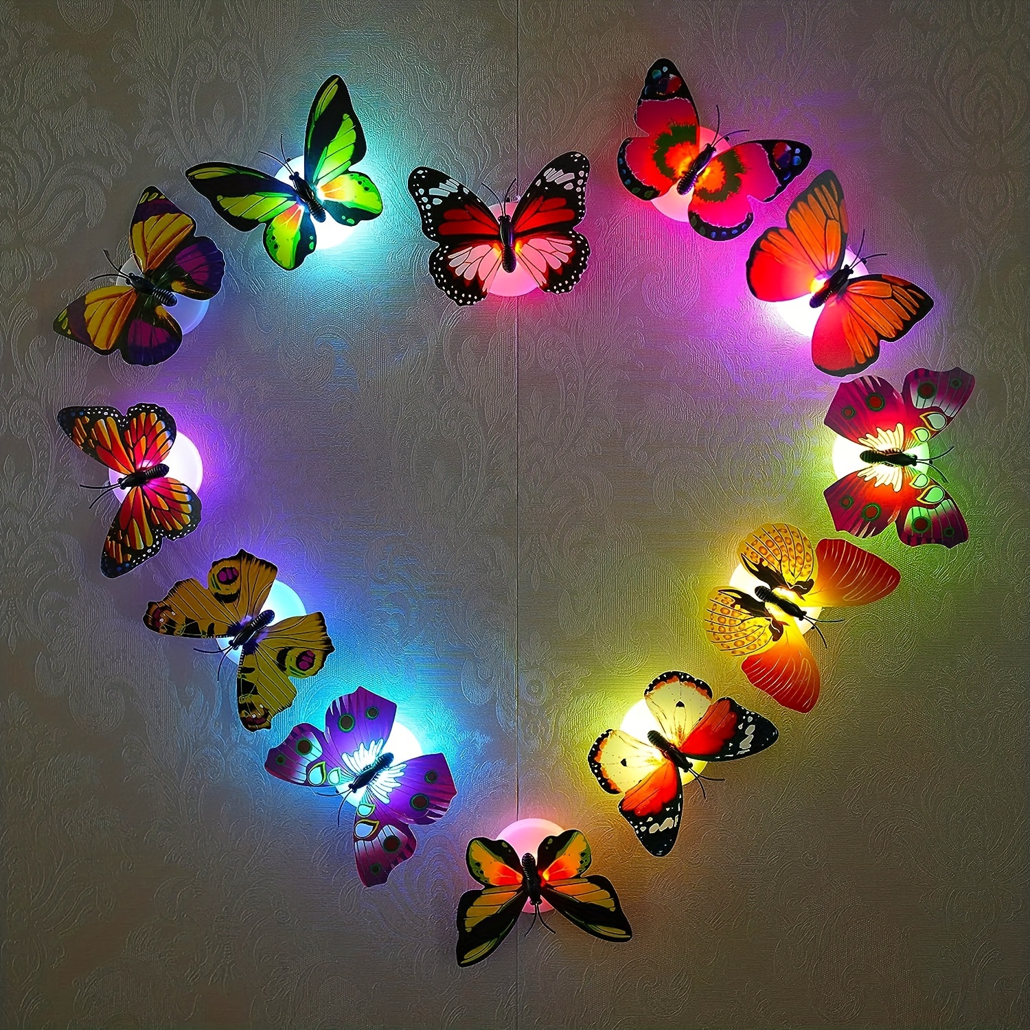 Halloween Decoration 10pcs 12cm 4.72inch Monarch Butterfly