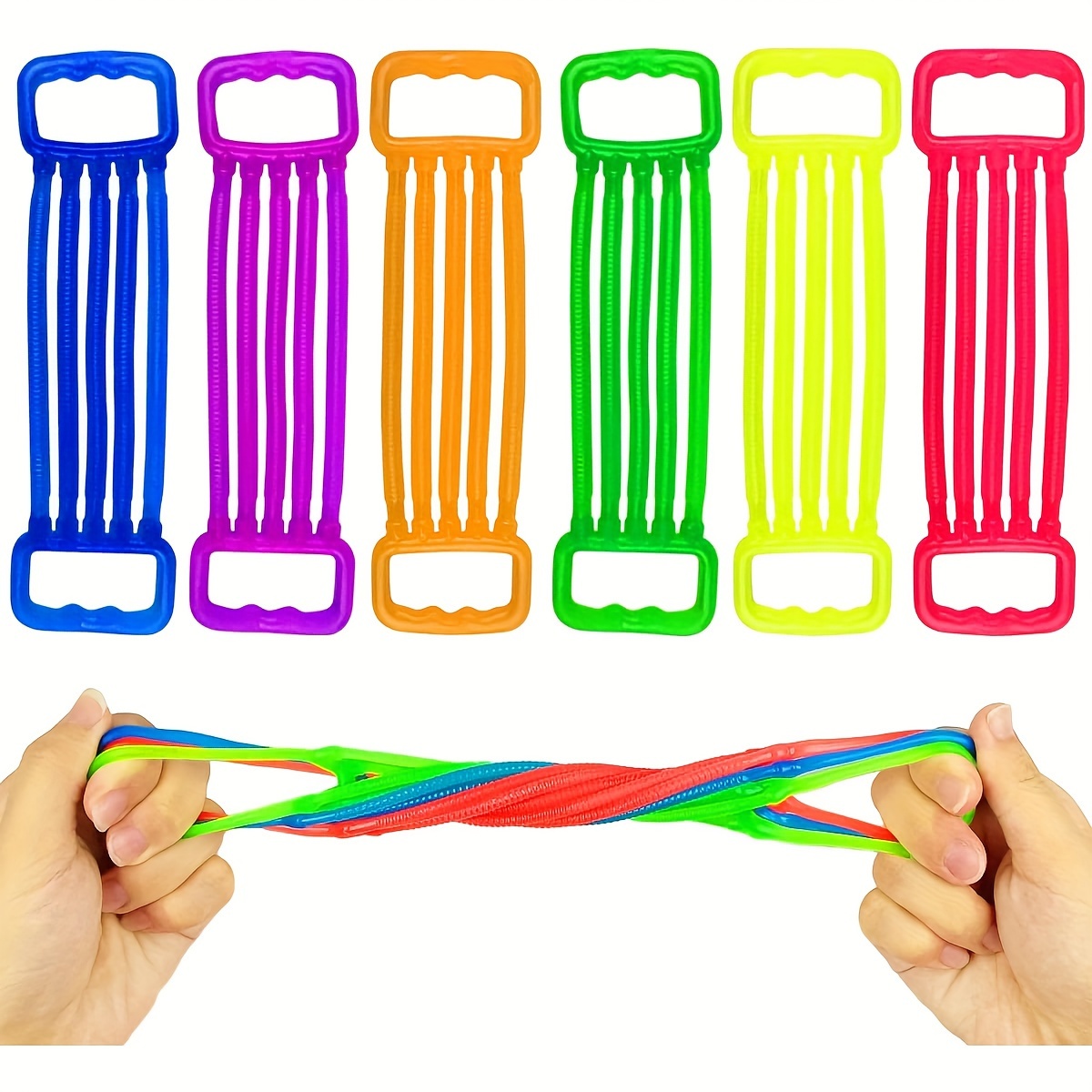 Stretchy Strings Fidget Toys Colorful Pull Stretchy - Temu