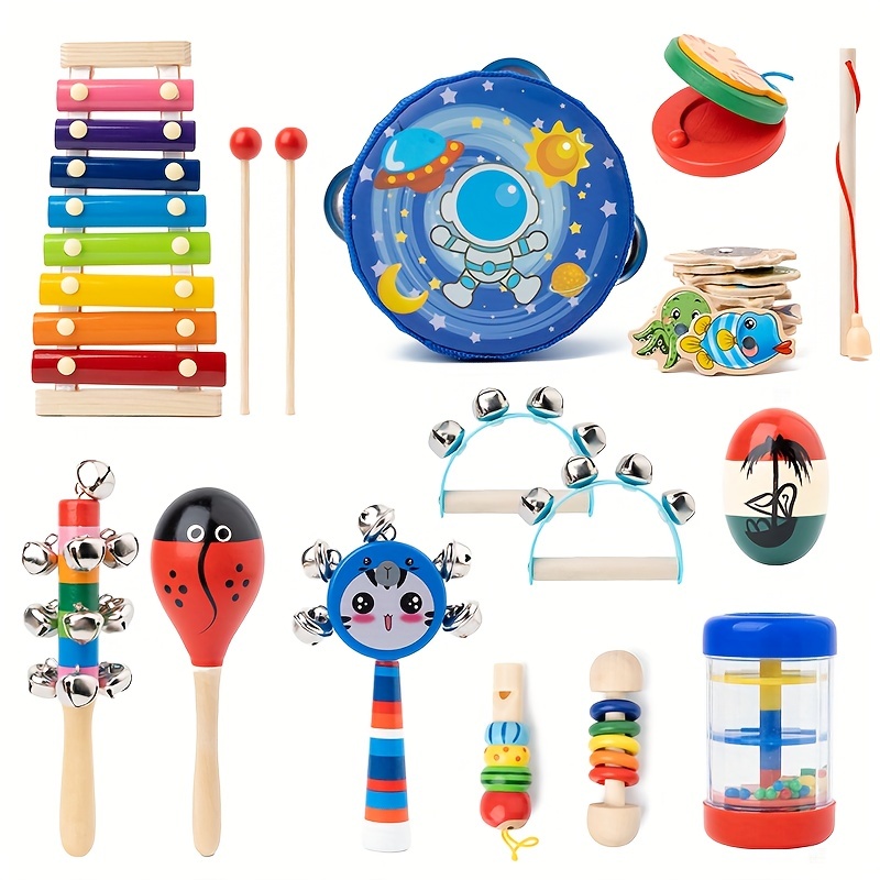 Instrumentos Musicales Niños Pequeños Instrumentos Percusión - Temu