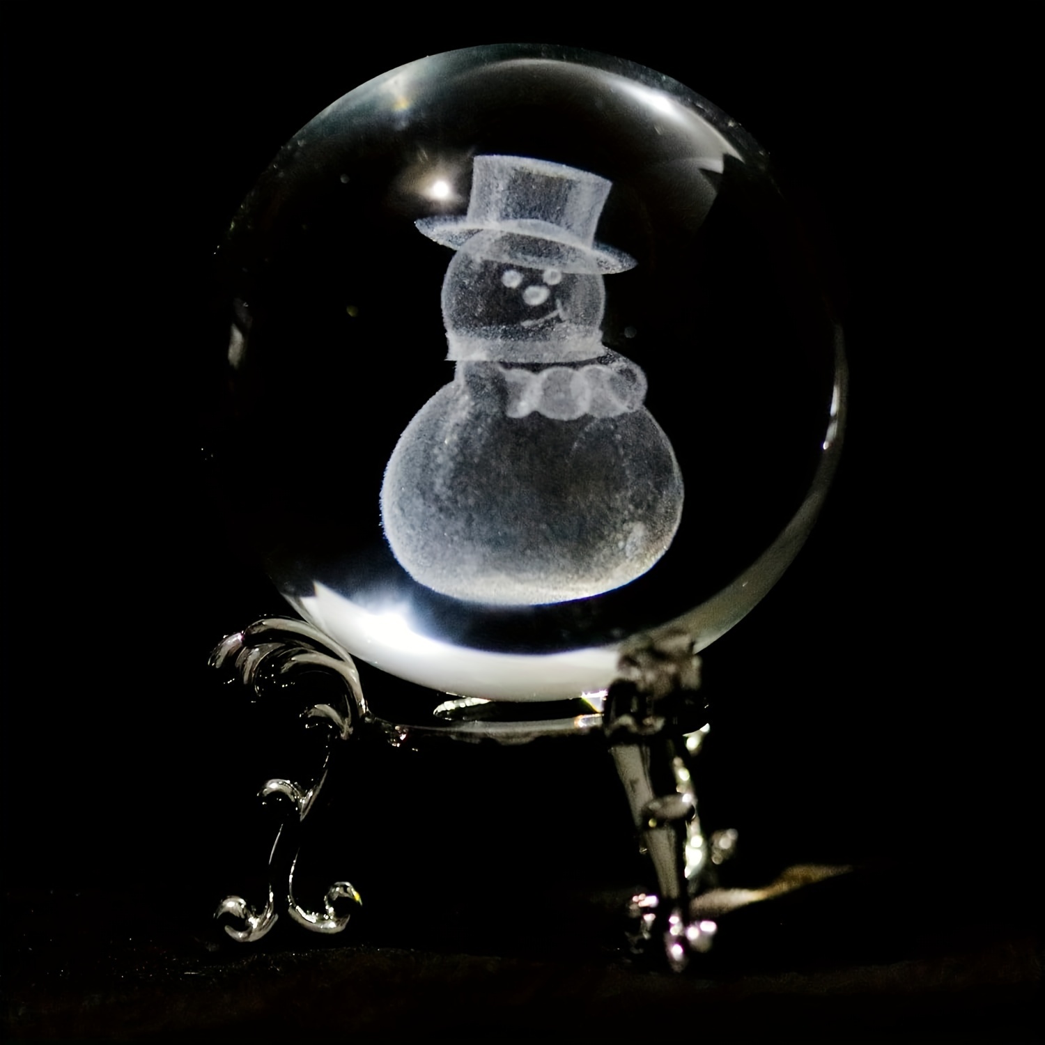 HUANSUN Nouvelle Boule de Cristal sphère à Multiples facettes Accessoires  de Photographie décoration de la Maison Petite Boule de Verre de  décoration