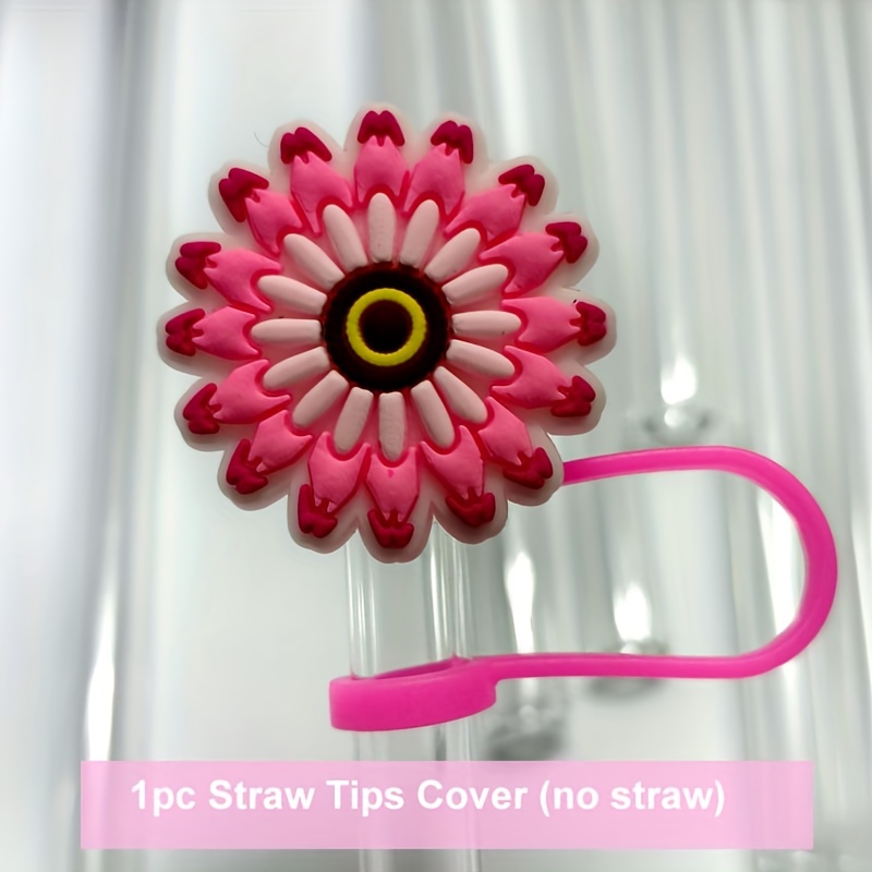 Straw Tips Cover, Reusable Straw Toppers, Butterfly Flower Silicone Straw  Sleeve , Decorative Straw , For Party Favor Bags,friends Gathering,  Dustproof Straw Covers, Party Supplies, Thanksgiving Chrismas Halloween  Gifts - Temu