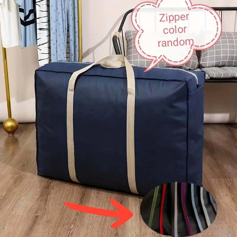 Extra Large Luggage Bag Packing Bag, Moisture-proof Travel Storage Bag,  Moving Quilt Clothes Tote Bag - Temu