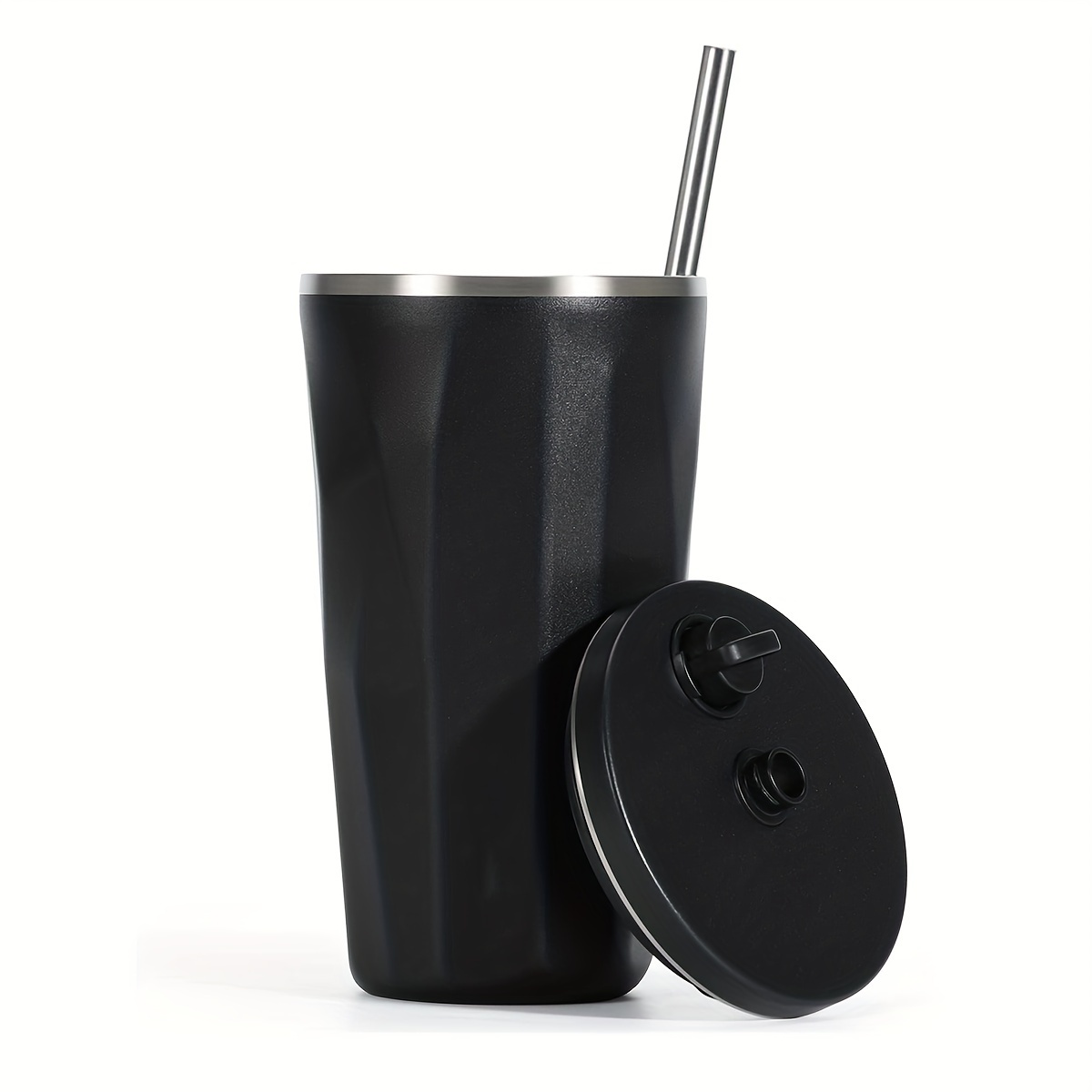 Insulated Tumbler With Straw Leak resistant Vacuum sealed - Temu