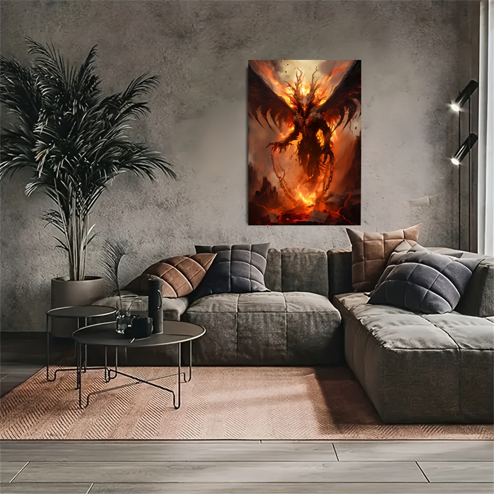 Canvas Poster Modern Art Nordic Mythology Series Decorative - Temu