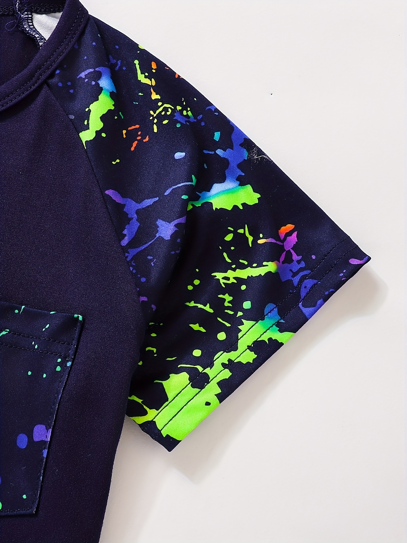 Neon Galaxy Tie Dye T Shirt