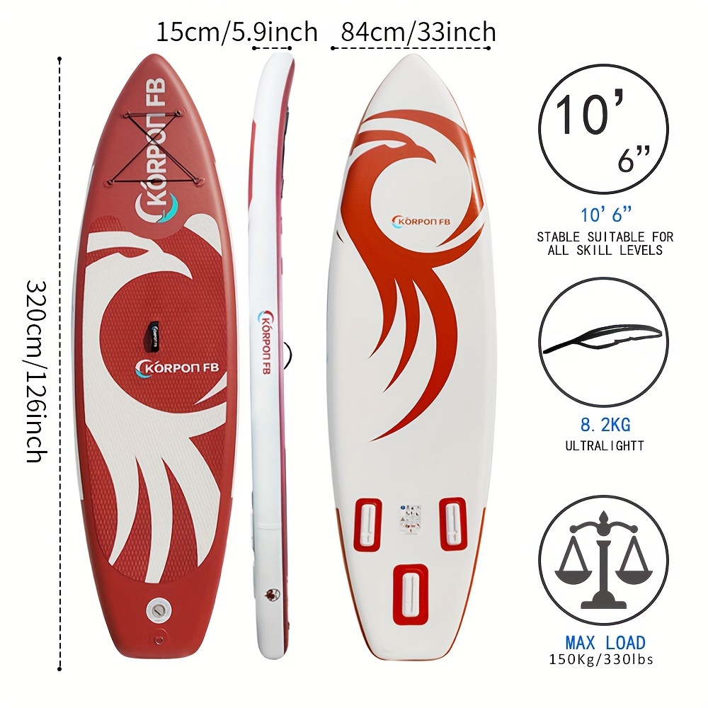 Inflatable Stand Paddle Boards Premium Sup Paddle Board - Temu