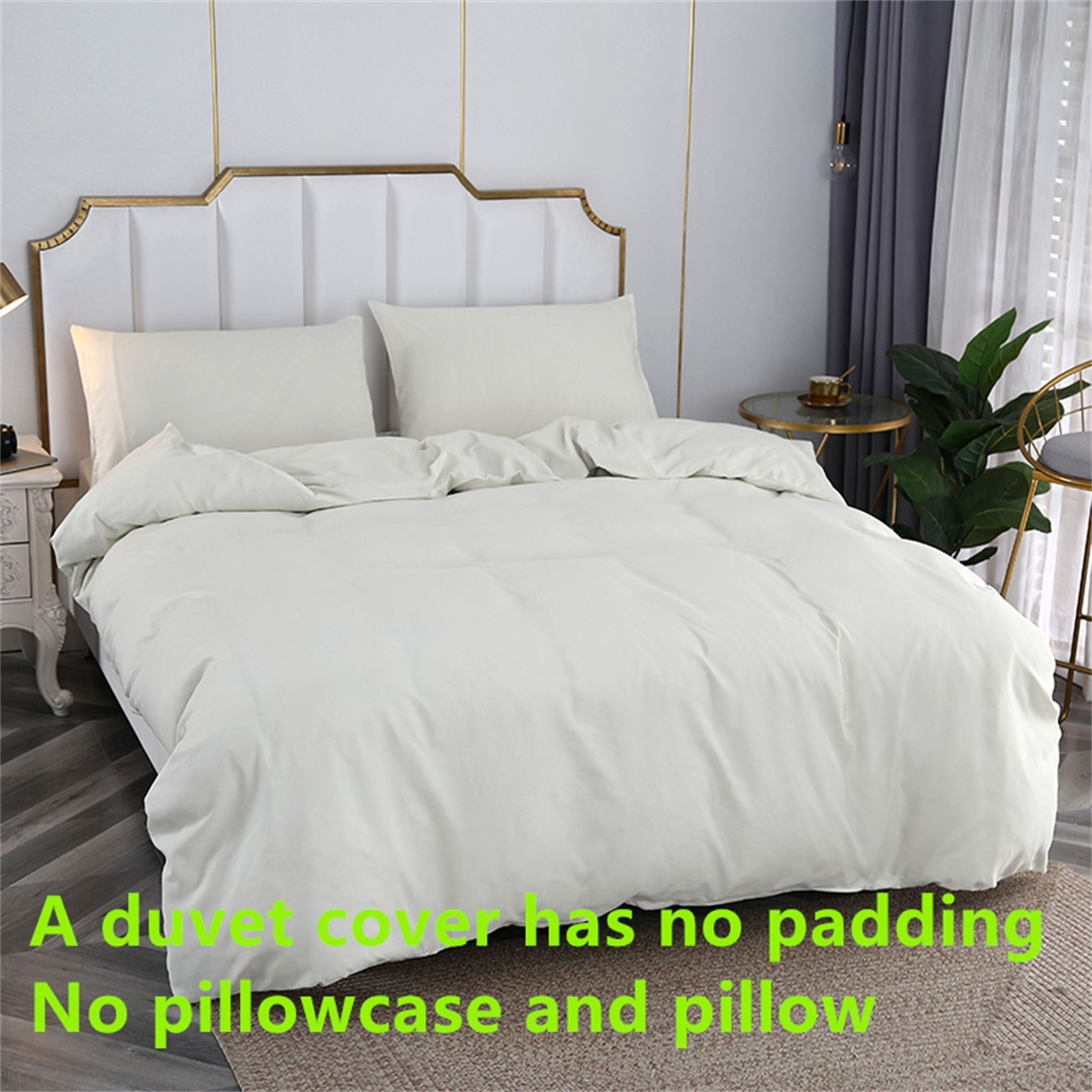 Polyester Duvet Cover Solid Bedding Soft & Comfortable Bedroom Guest Room Dorm