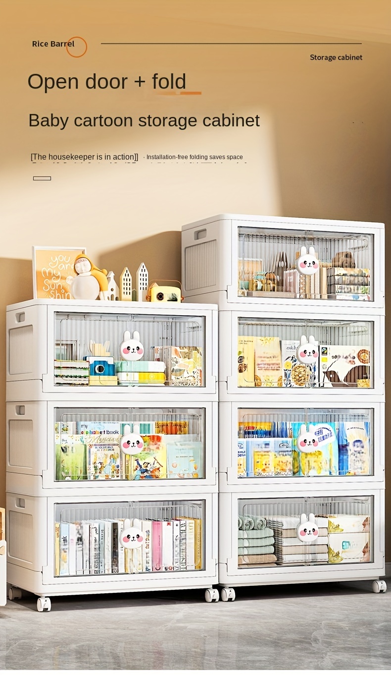 Cartoon Stacking Storage Cabinet Multi layer Household - Temu