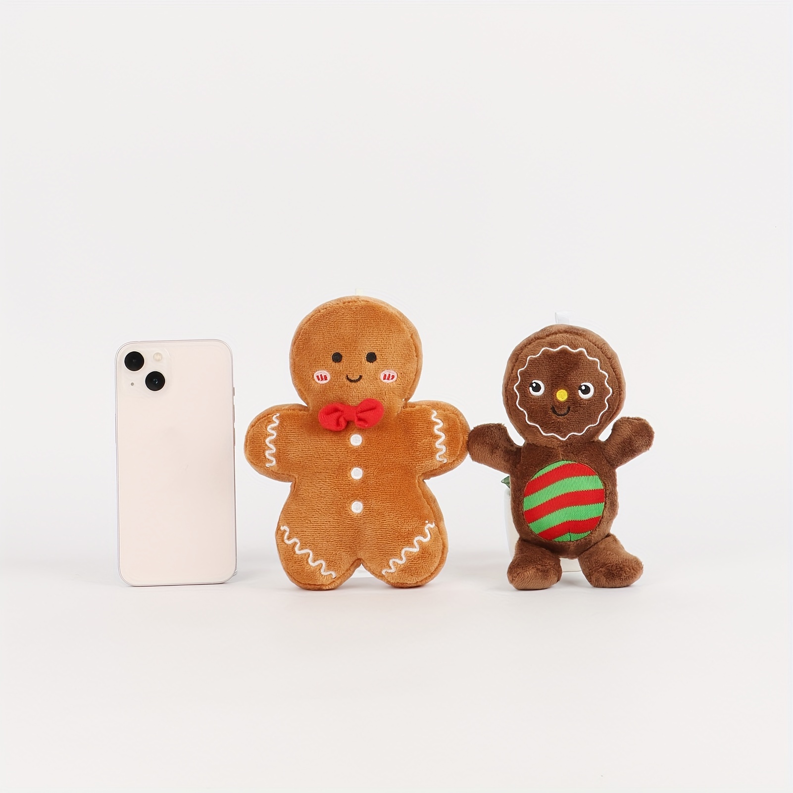 6" Gingerbread Man Toy Plush Stuffed Doll Christmas Tree Decoration