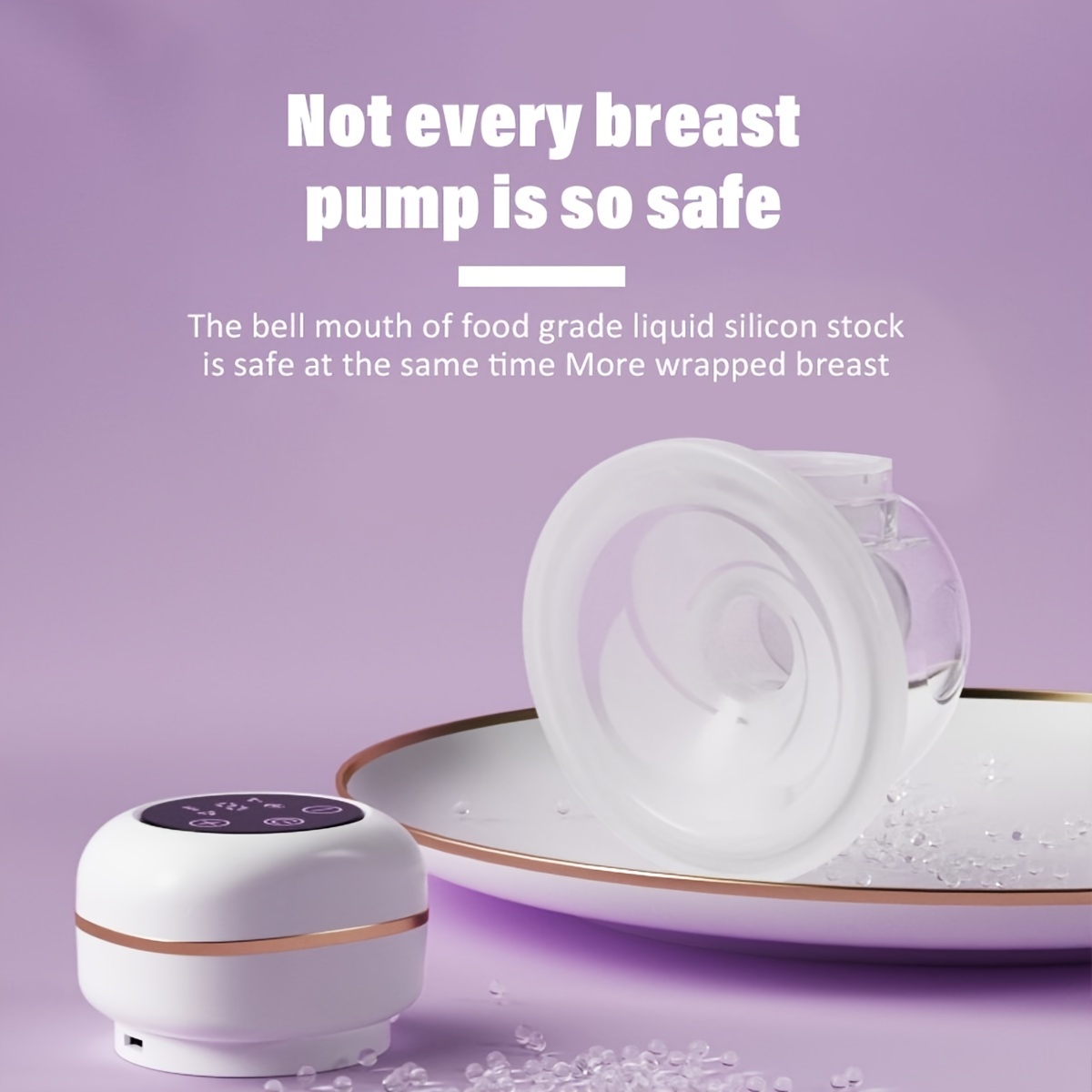 Wearable Intelligent Bilateral Breast Collector Portable Breast