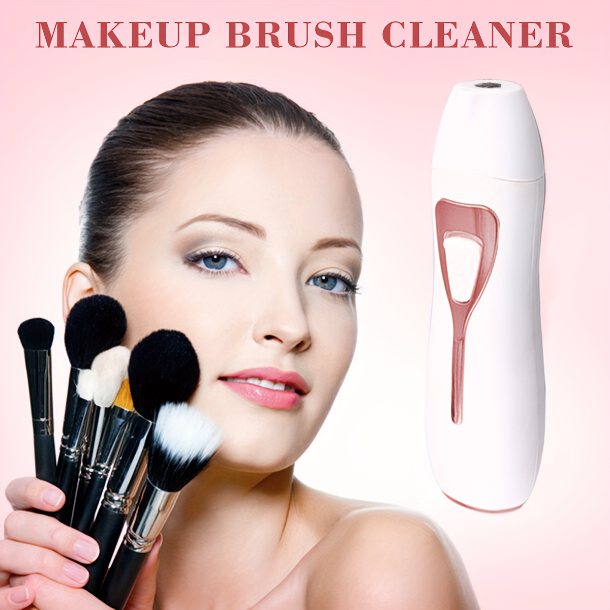 Electric Makeup Brush Cleaner Machine Cosmetic Brush Cleaner Automatic  Spinning Beauty Blender Cleaner Machine Fit Makeup Brush