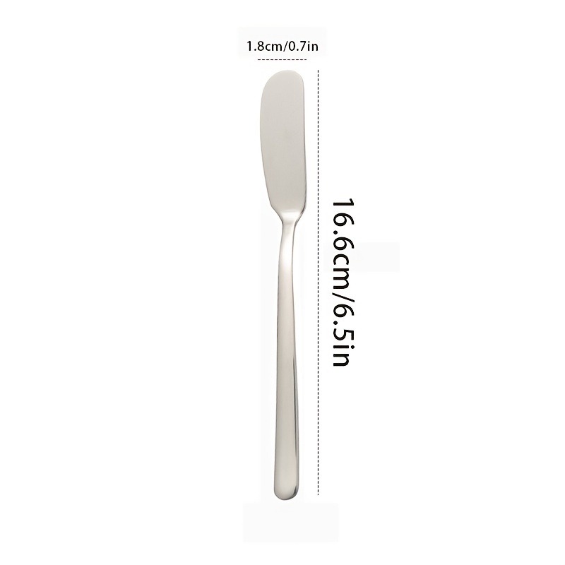 Scoop Spatula, Stainless, 6.5 Inch (3pk)