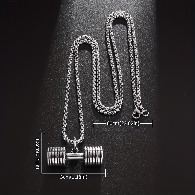 Titanium Steel Dumbbell Pendant Gym Fitness Equipment - Temu