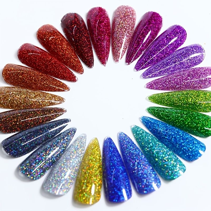 10g Bag Shiny Nail Glitter Powder For Uv Gel Diy Nail Art Design Decoration Rose Gold Red Nail Reflective Chrome Pigment Dust - Beauty & Personal Care - Temu 10g Bag Shiny Nail Glitter Powder For Uv Gel Diy Nail Art Design Decoration Rose Gold Red Nail Reflective Chrome Pigment Dust - Beauty & Personal Care - Temu