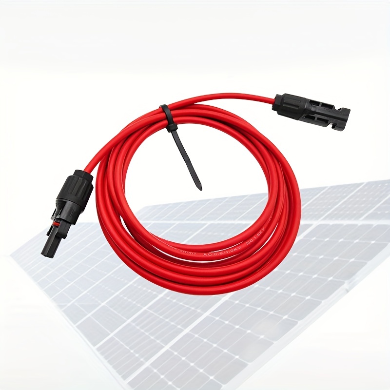 QILUCKY Cable de extensión solar de conexión profesional 10AWG