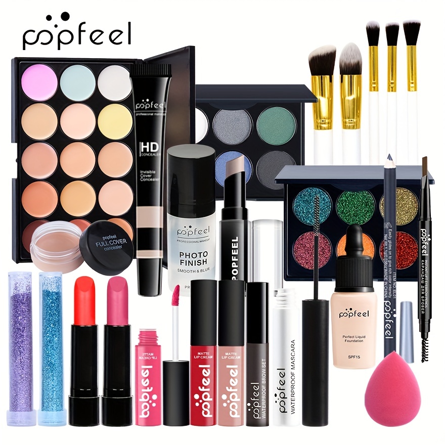 Professional Makeup Kit for Women Full Kit, Makeup Set Cosmetic Make Up Kit  with Makeup Bag Include Eyeshadow Palette Makeup Brushes Set Lipstick Lip