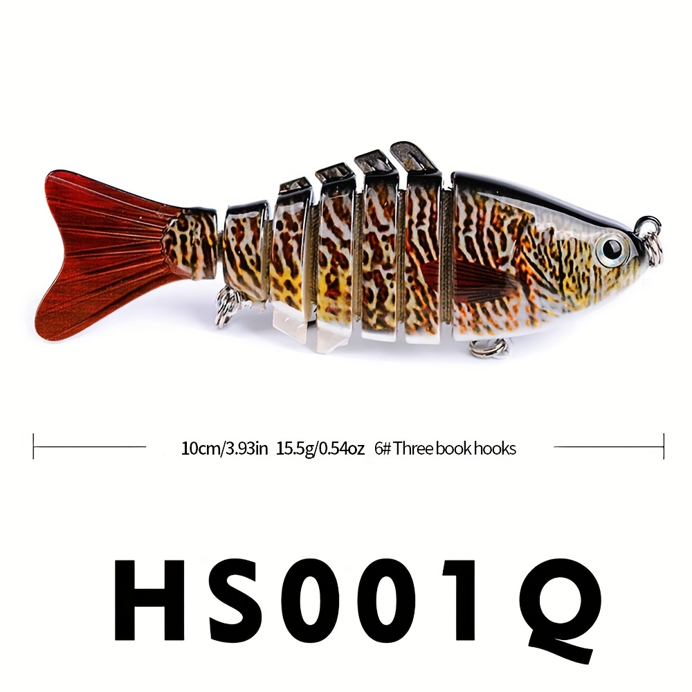 Proberos 7 Segments Lifelike Fishing Hard Lure Bionic - Temu