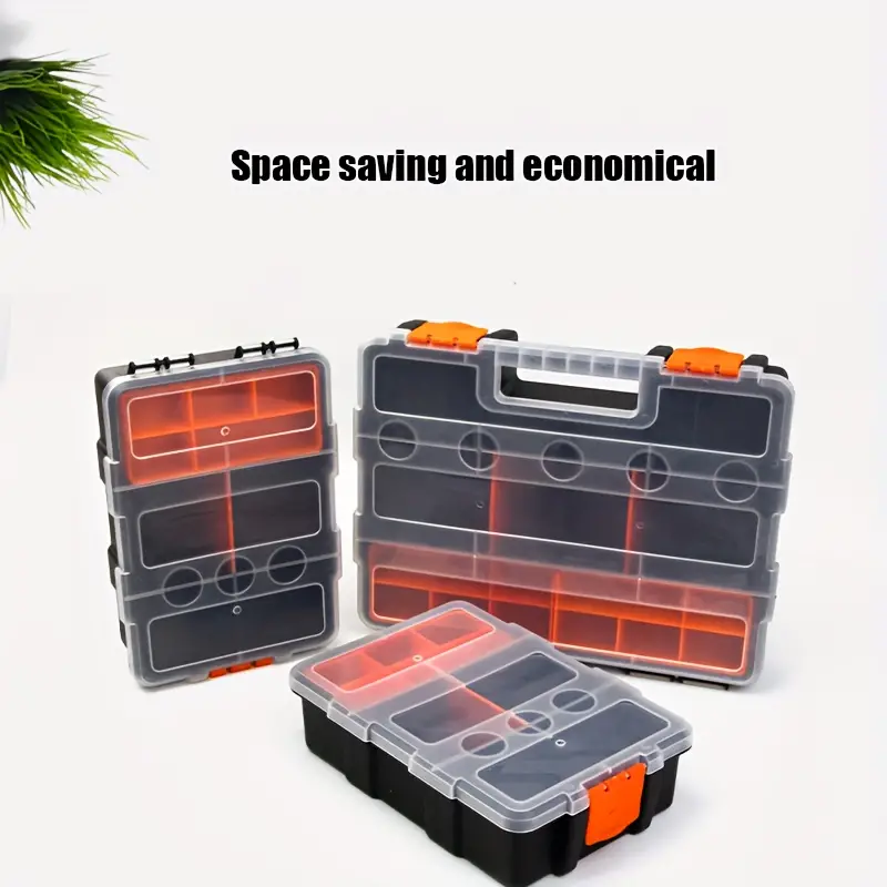 Plastic Small Parts Storage Case Portable Tools Box - Temu